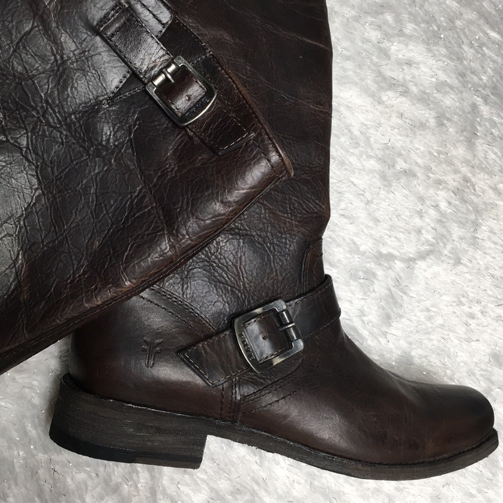 FRYE tall boot brown 8.5